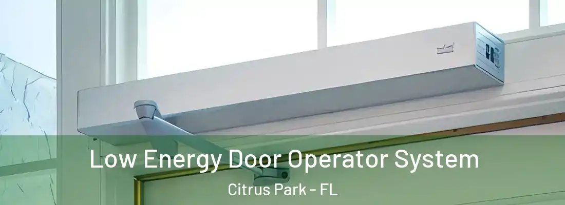  Low Energy Door Operator System Citrus Park - FL