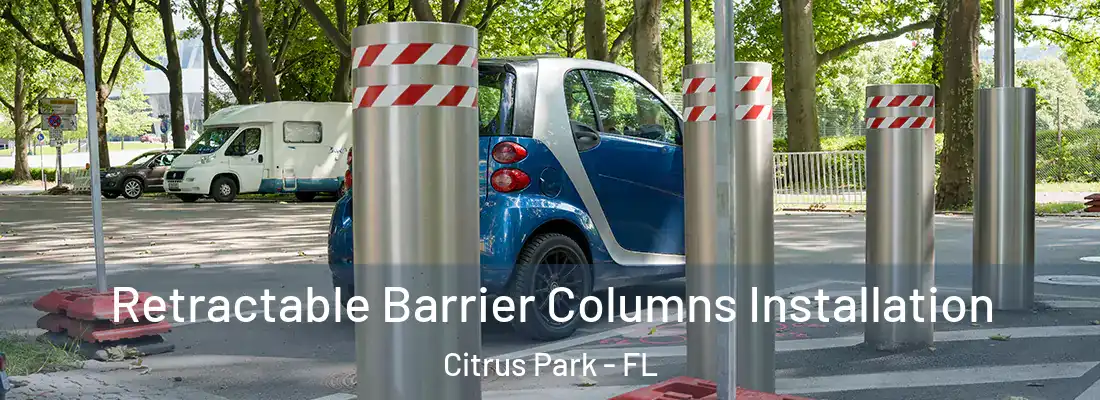  Retractable Barrier Columns Installation Citrus Park - FL